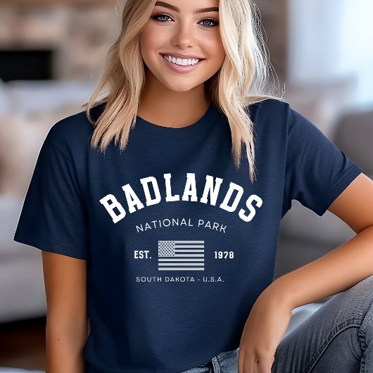 Badlands National Park Plains Landscape トライブレンドＴシャツ