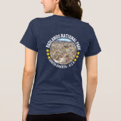 Badlands National Park Plains Landscape トライブレンドＴシャツ (裏面)