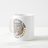 Badlands National Park Plains Photo  コーヒーマグカップ (正面左)