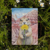 Badlands National Park Prairie Dog Postcard 招待状