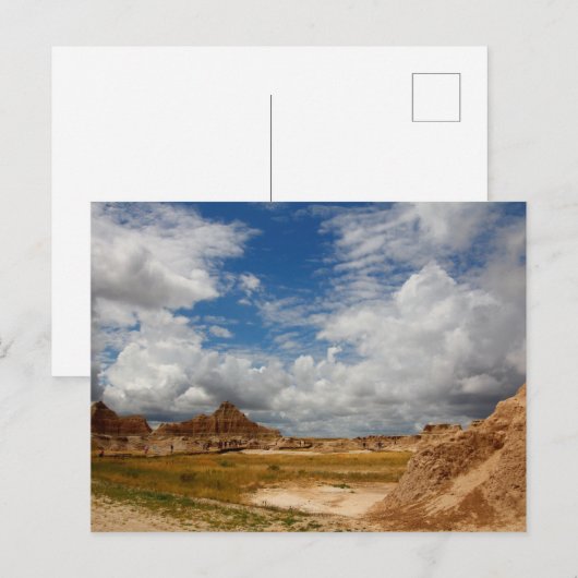 Badlands National Park, SD ポストカード (正面/裏面)