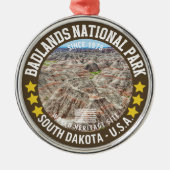 Badlands National Park South Dakota メタルオーナメント (正面)