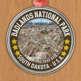 Badlands National Park South Dakota メタルオーナメント