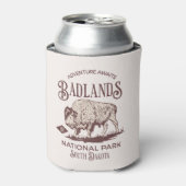Badlands National Park South Dakota Funny Travel 缶クーラー (缶正面)