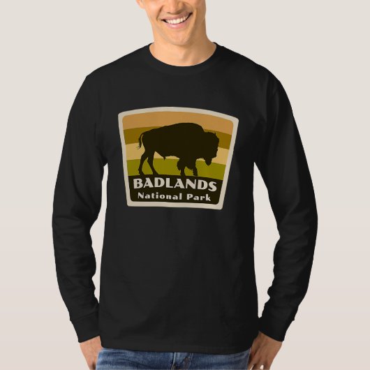 Badlands National Park South Dakota South Dakota B Tシャツ (正面)