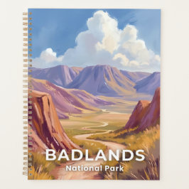 Badlands National Park South Dakota Travel Art プランナー手帳