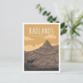 Badlands National Park South Dakota USA Travel ポストカード (スタンド正面)