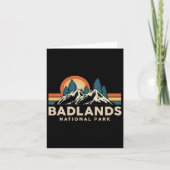 Badlands National Park Souvenir Hiking Camping Out カード (正面)
