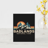Badlands National Park Souvenir Hiking Camping Out カード (黄色い花)