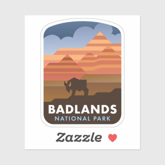 Badlands National Park Sticker シール (シート)