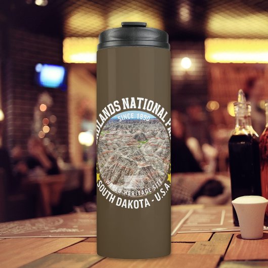 Badlands National Park Vintage Landscape タンブラー