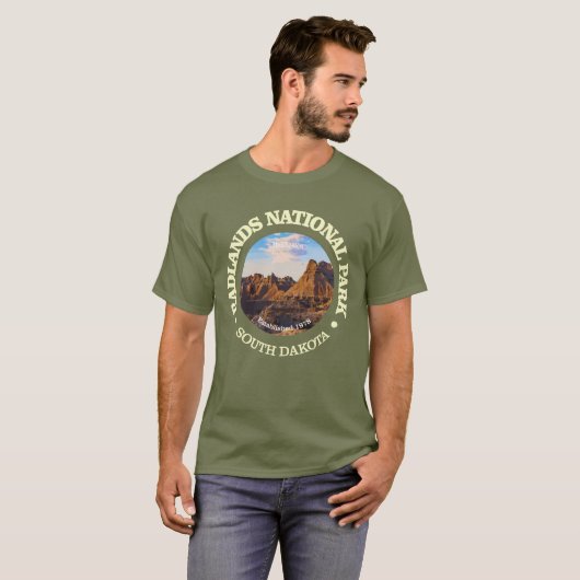 Badlands NP (rd)2 Tシャツ (正面フル)