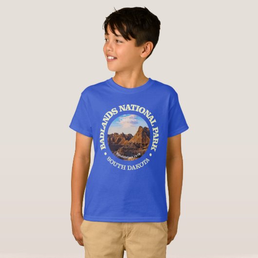 Badlands NP (rd)2 Tシャツ (正面フル)