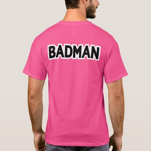 BADMAN 背面プリント Tシャツ (裏面)