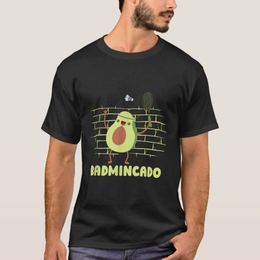 Badmincado - Racket Funny Player Game Match Badmin Tシャツ (正面)