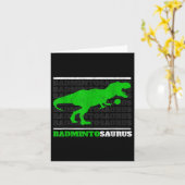 Badminto Saurus Rex Birdie Shuttle Dino Badminton  カード (黄色い花)