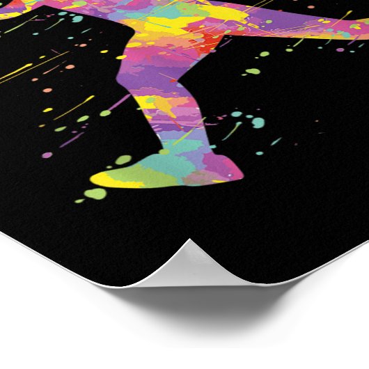 Badminton  ポスター (角)