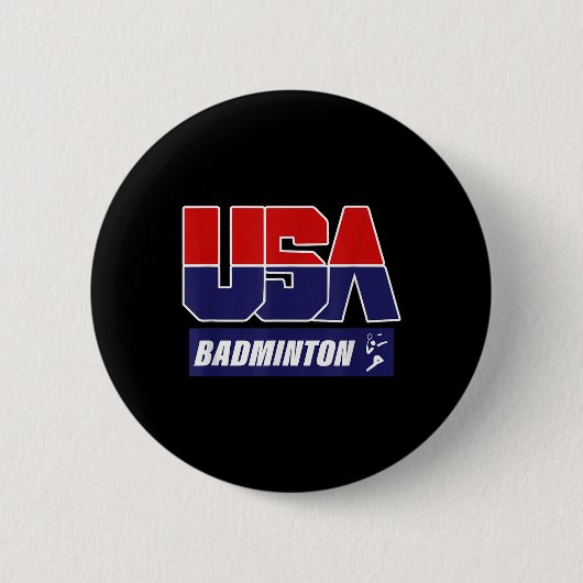 Badminton 2021 Usa  缶バッジ (正面)