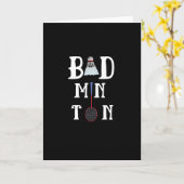 Badminton 2 カード (黄色い花)