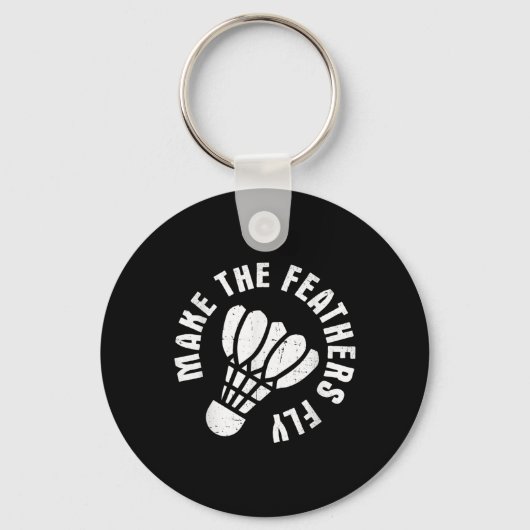 Badminton 4  キーホルダー (正面)