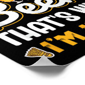 Badminton And Beer Shuttle Badminton Lover  ポスター (角)