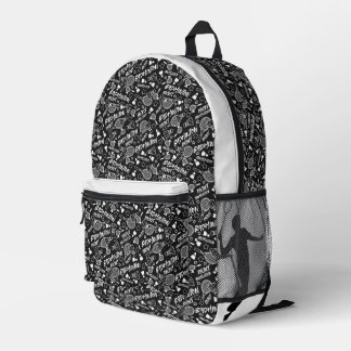 Badminton Athletic Design Backpack プリントバックパック
