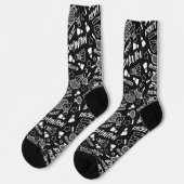 Badminton Athletic Design Socks ソックス (左)