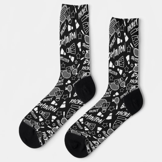 Badminton Athletic Design Socks ソックス (左)