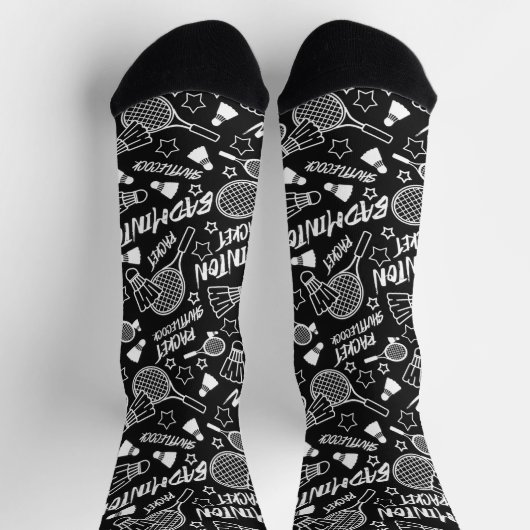 Badminton Athletic Design Socks ソックス (上部)