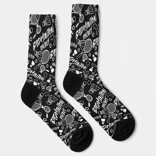 Badminton Athletic Design Socks ソックス (右)