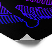 Badminton Badminton Player Men Women Shuttle  ポスター (角)