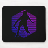 Badminton Badminton Player Men Women Shuttle マウスパッド (正面)