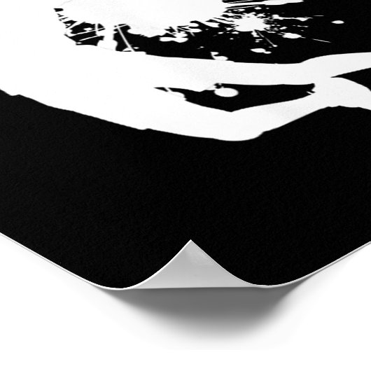 Badminton Badminton Player Mens Squash Shuttle  ポスター (角)