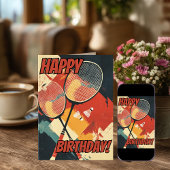 Badminton Birthday Cards カード