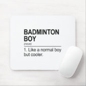 Badminton Boy Noun Definition Shuttle Badminton Pl マウスパッド (マウス)