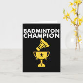 Badminton Champion Birdie Apparel  カード (黄色い花)