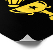 Badminton Champion Birdie Apparel  ポスター (角)