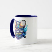 Badminton Champion Colorful Combo Coffee Mug マグカップ (正面左)