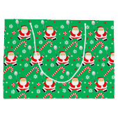 Badminton Christmas Holiday ラージペーパーバッグ (裏面)