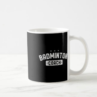 Badminton Coach Vintage Badminton  コーヒーマグカップ