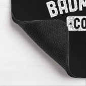 Badminton Coach Vintage Badminton  マウスパッド (コーナー)