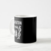 Badminton Dna For The Badminton Player  コーヒーマグカップ (正面左)