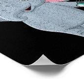 Badminton Elephant  ポスター (角)