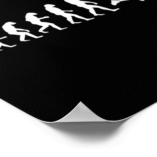 Badminton For Human Evolution  ポスター (角)