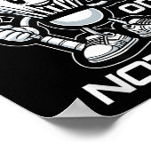 Badminton Forever Cartoon Shuttle And Racket Graph ポスター (角)