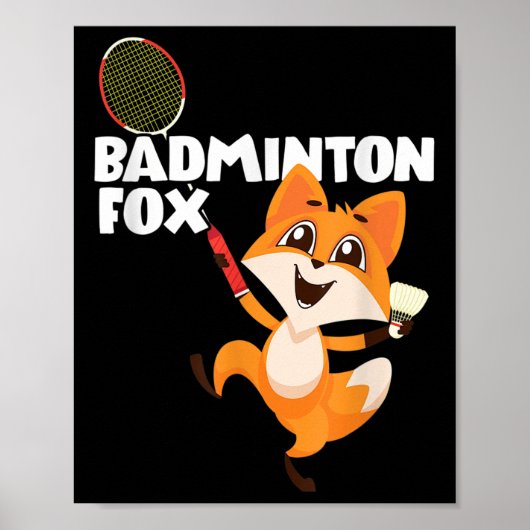 Badminton Fox  ポスター (正面)