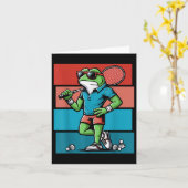 Badminton Frog Shuttle Poona  カード (黄色い花)
