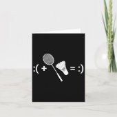 Badminton Game Shuttle Sport Badminton  カード (正面)