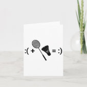 Badminton Game Shuttle Sport Badminton  カード (正面)