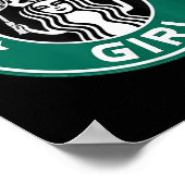 Badminton Girl For Teens On School Team Funny  ポスター (角)